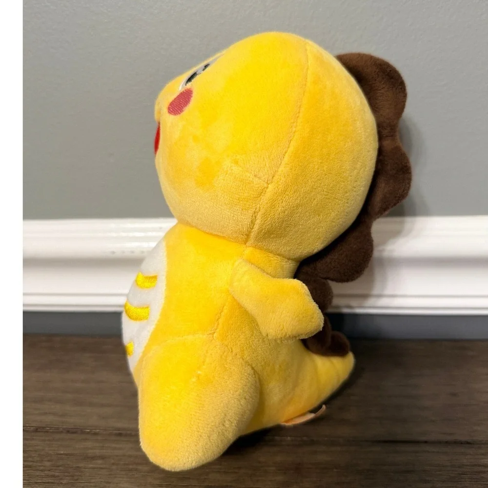 VIPKid Dino Mascot Plush Yellow Dinosaur Stuffed Animal Toy‎
